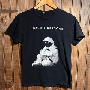 Black Imagine Dragons 2014 Tour Graphic T-Shirt